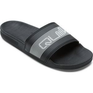 Quiksilver Rivi Wordmark Slide sandalen voor heren, Zwart (black 3), 39 EU