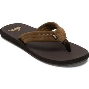 Quiksilver Heren Carver Suede Core sandaal, Brown 1, 39 EU