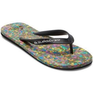 Quiksilver Molokai Herensandalen, gerecyclede, Black Blue Black, 39 EU