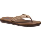 Slippers - Tan - Leer - Zonder Sluiting