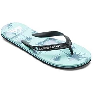 Quiksilver Molokai Air Flow Sandalen voor heren, Black Green Grey, 39 EU