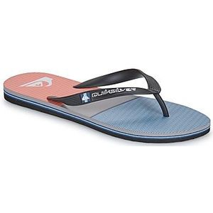 Quiksilver Heren Molokai Tijuana Sandaal, Blauw/Oranje, 5.5 UK, Blauw Oranje, 38 EU