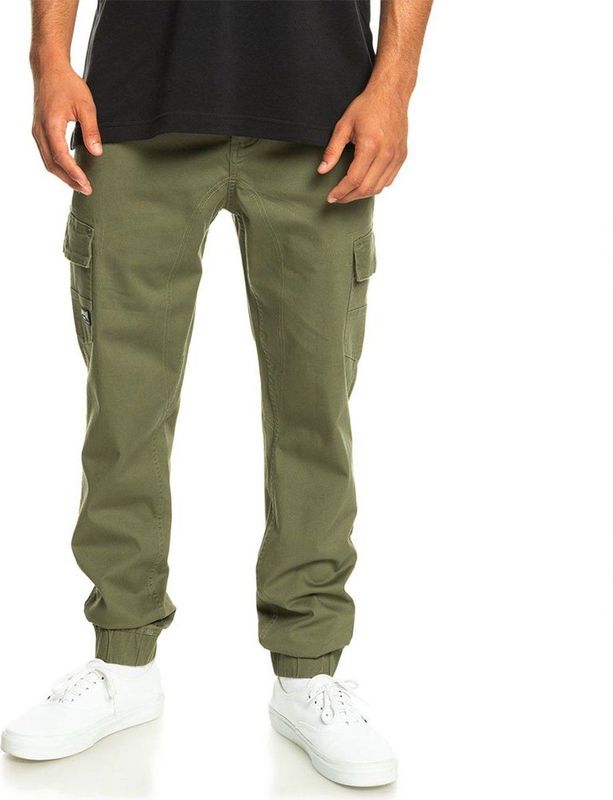 Quiksilver - Mw Cargobroek - Heren - Katoen - Groen