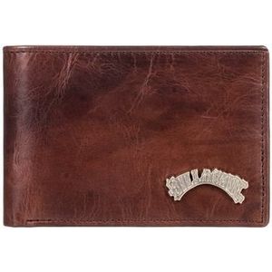 BILLABONG Arch Leather Wallet, paspoorthoes, heren, Chocolade, One Size Grote Maten