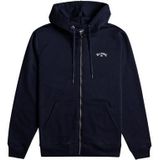 Billabong Arch Sweatshirt Met Rits Blauw Man