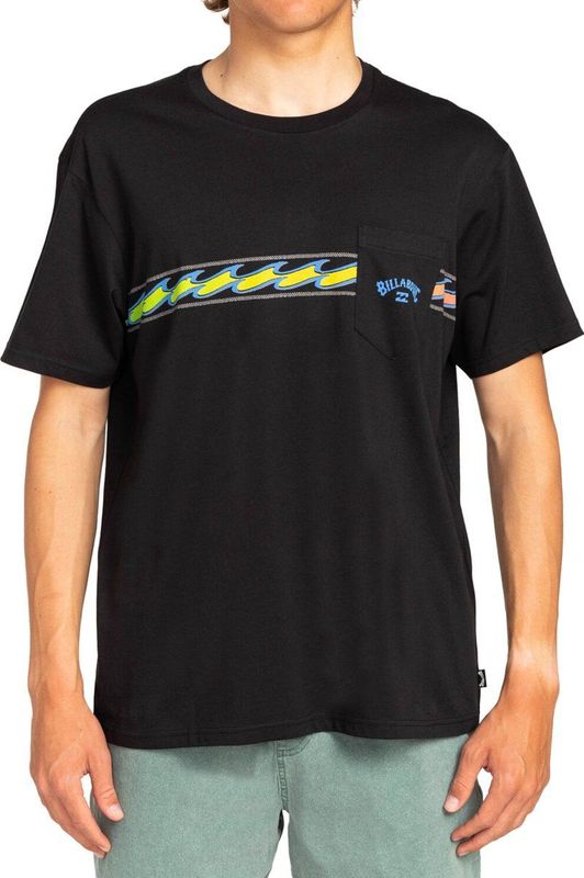 Billabong Spinner Heren T-shirt Ebyzt00116-blk - Kleur Zwart