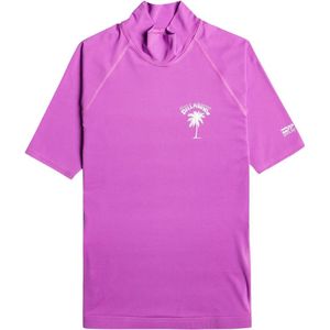 Billabong - UV-Rashguard voor vrouwen met korte mouwen - Tropic Surf - UPF50+ - Paars - maat L