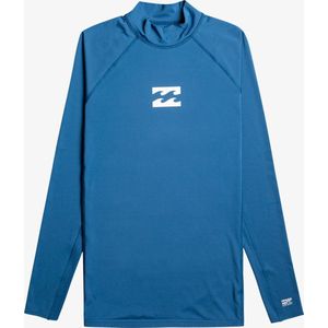 Billabong - UV-Rashguard voor mannen met korte mouwen - Waves All Day - UPF50+ - Donkerblauw - maat S