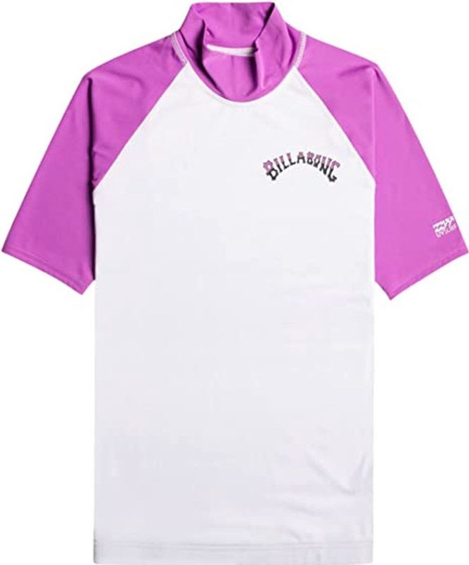 Billabong - Rash Guard - Korte Mouwen - Zwart - Gerecycled Polyester - UPF 50+