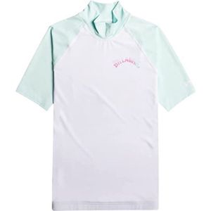 Billabong - UV-Rashguard voor vrouwen met korte mouwen- Sunny Side - UPF50+ - Hemelblauw - maat M