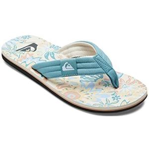 Quiksilver Molokai Layback II Sandalen voor heren, blauw/wit/zwart., 43 EU