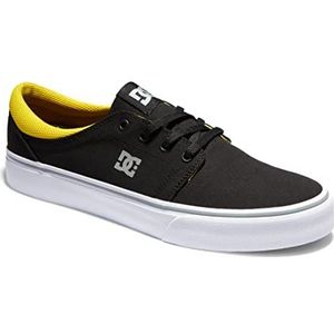 DC Shoes Trase TX Sneakers voor heren, zwart/grijs/geel, 39 EU, Black Grey Yellow, 39 EU