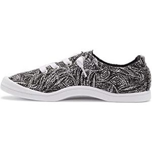 ROXY Bayshore Slip-on schoen voor dames, Zwart Wit, 36 EU