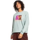 Roxy - Take Your Place - Sweatshirt - Grijs - Katoen-Polyestermix