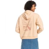 Roxy - Afternoon Hikea - Hoodie - Beige - Gerecycled Katoen Polyester