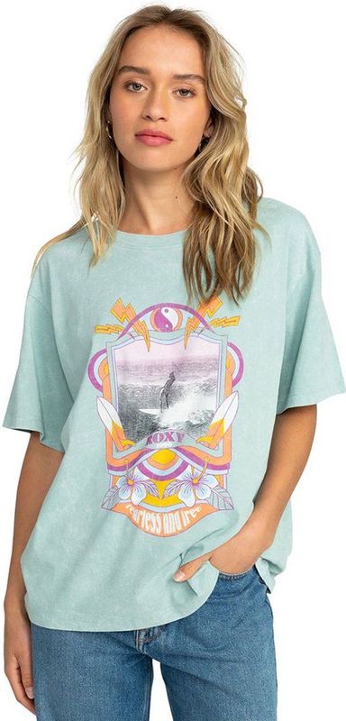 Roxy Need Lv A T-shirt Met Korte Mouwen Blauw S Vrouw