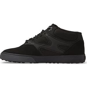DC Shoes Kalis Vulc Mid Wnt sneakers voor heren, zwart/zwart, 39 EU, zwart, 39 EU