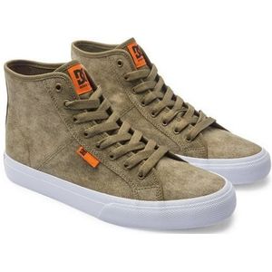 DC Shoes Manual Hi Txse Sneakers voor heren, Verwassen olijf.