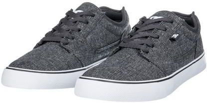 DC - Gevulkaniseerde Skateschoenen - Zwart - Textiel - Slijtvaste Rubberzool