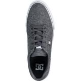 DC - Gevulkaniseerde Skateschoenen - Zwart - Textiel - Slijtvaste Rubberzool