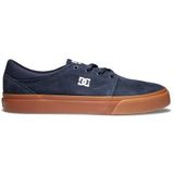 DC Shoes - Trase Sd - Sneakers - Blauw - Suede - HD-geprint Logo
