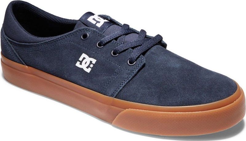 DC Shoes - Trase Sd - Sneakers - Blauw - Suede - HD-geprint Logo