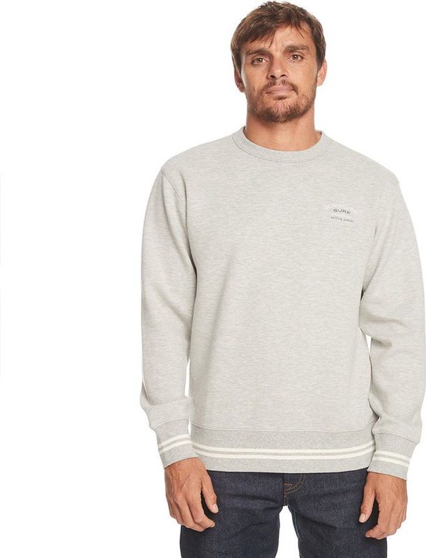 Quiksilver Rib Tip Crew Sweatshirt Grijs Man