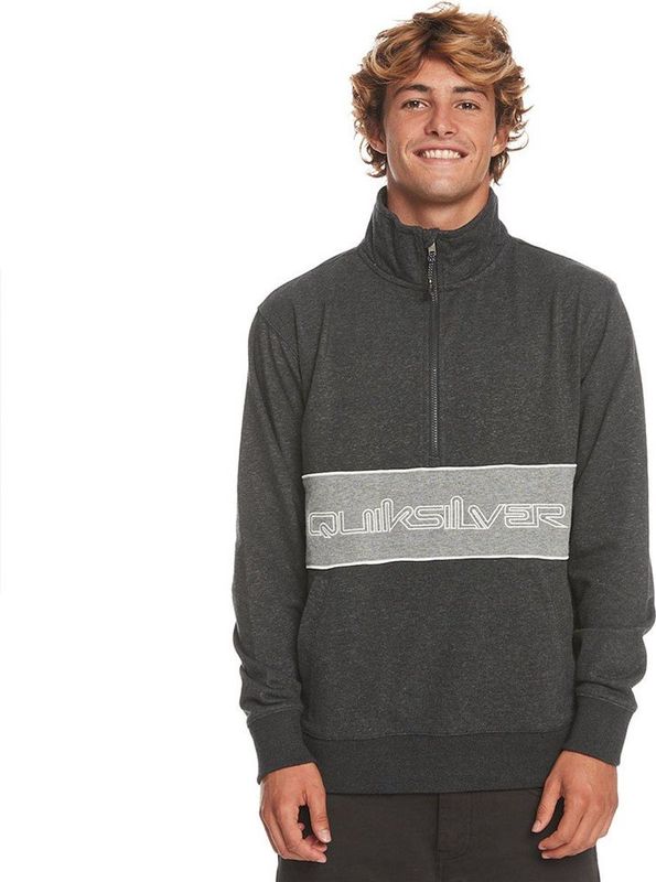 Quiksilver Bold Omni Qz Halve Rits Sweatshirt Grijs Man