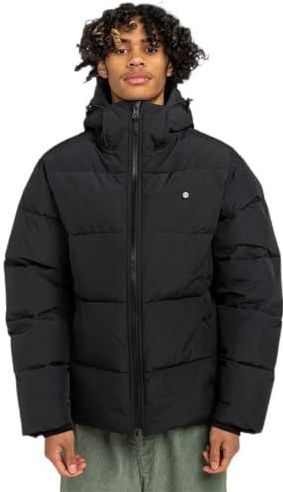 Element, Heren, Jassen, Zwart, Maat: L Zijde,