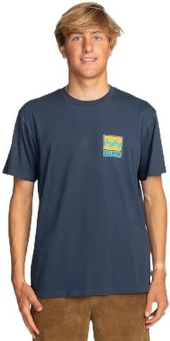 Billabong Stamp T-shirt Met Korte Mouwen Blauw S Man