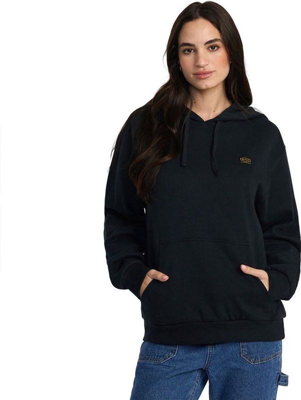 Rvca Recession Hoodie Zwart Vrouw