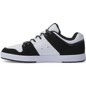 DC Shoes DC Cure Sneakers voor heren, wit/zwart/carbon, 44,5 EU, Wit Zwart Carbon, 44.5 EU