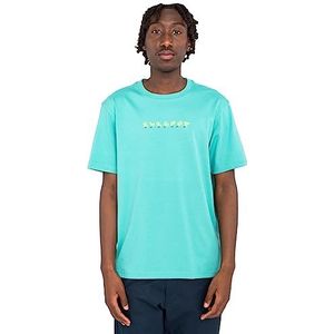 Element - Mieren Marcheren Tee - T-shirt - Blauw - Katoen