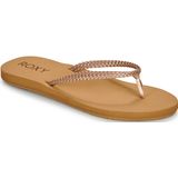 Roxy - Costas - Strand Teenslippers - Gevlochten Synthetisch Leer - Zacht EVA