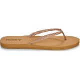 Roxy - Costas - Strand Teenslippers - Zwart - Synthetisch Leer