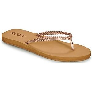Roxy - Costas - Strand Teenslippers - Gevlochten Synthetisch Leer - Zacht EVA
