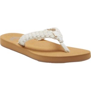 Roxy - Porto Iv - Flip-Flops - Beach - Katoen en Polyester - Gerecyclede TPR Zool