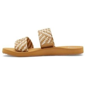 Roxy - Porto - Instappers - Zwart - Synthetisch Leer - Voorgevormd EVA-voetbed