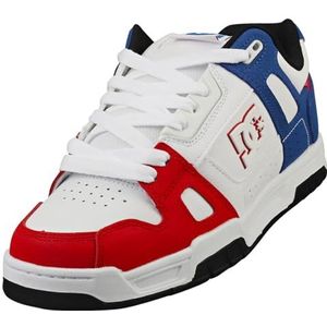 DC Shoes Stag sneakers voor heren, rood/wit/blauw, 40 EU, Rood Wit Blauw, 40 EU