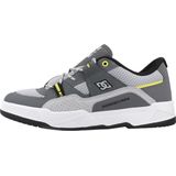 DC Shoes - Construct - Sneakers - Grijs - Lederen Bovenwerk - Rubberen Zool