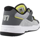 DC Shoes - Construct - Sneakers - Grijs - Lederen Bovenwerk - Rubberen Zool