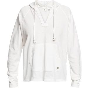 Roxy - Pullover Hoodie - Dames - Katoen-Polyestermix - Relaxed Fit - V-Hals