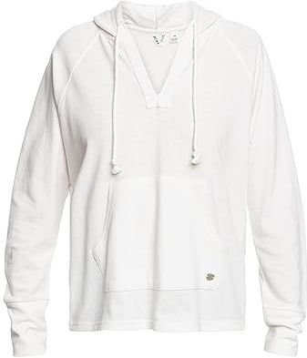 Roxy - Pullover Hoodie - Dames - Katoen-Polyestermix - Relaxed Fit - V-Hals