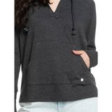 Roxy - Pullover Hoodie - Dames - Grijs - Katoen-Polyester Mix