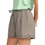 Roxy - Lekeitio - Korte Jeans - Grijs - Midden Hoge Pasvorm