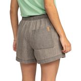 Roxy - Lekeitio - Korte Jeans - Grijs - Midden Hoge Pasvorm