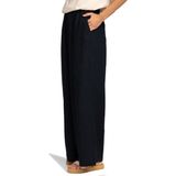 Roxy - LEKEITIO BREAK MID PANT - Strandbroek - Antraciet - 55% Linnen, 45% Viscose