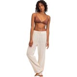 Strandbroek - Wit - Katoenen Gehaakt - Elastische Tailleband