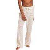 Strandbroek - Wit - Katoenen Gehaakt - Elastische Tailleband