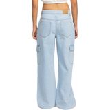 Roxy - Modern Vibe Mid - Spijkerbroek - Denim - Losse Fit - Vaste Taille
